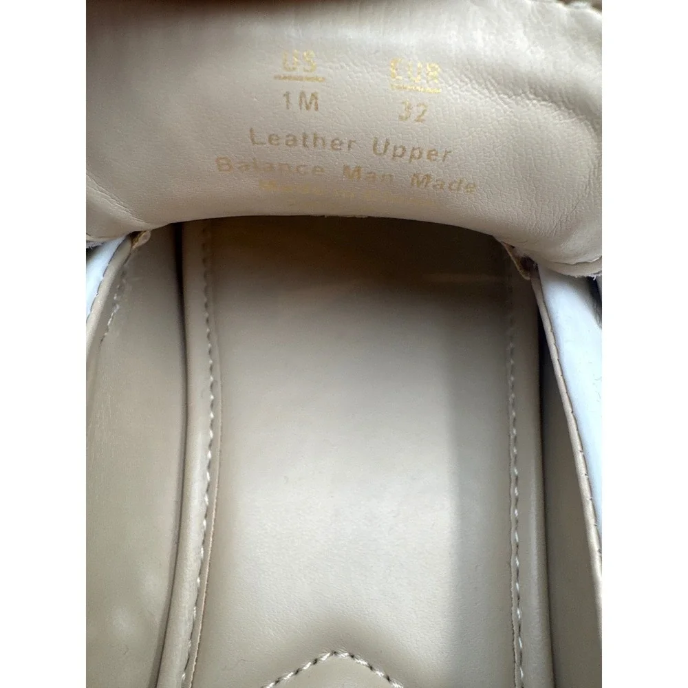 Sam Edelman Kids White Lug Sole‎ Horsebit Loafers Chunky Slip On Shoes